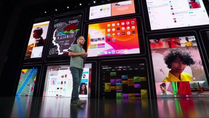 Watch Apple unveil the new iPad that has a 10.2" screen and supports Apple pencil