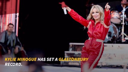 Kylie Minogue Sets Glastonbury Record