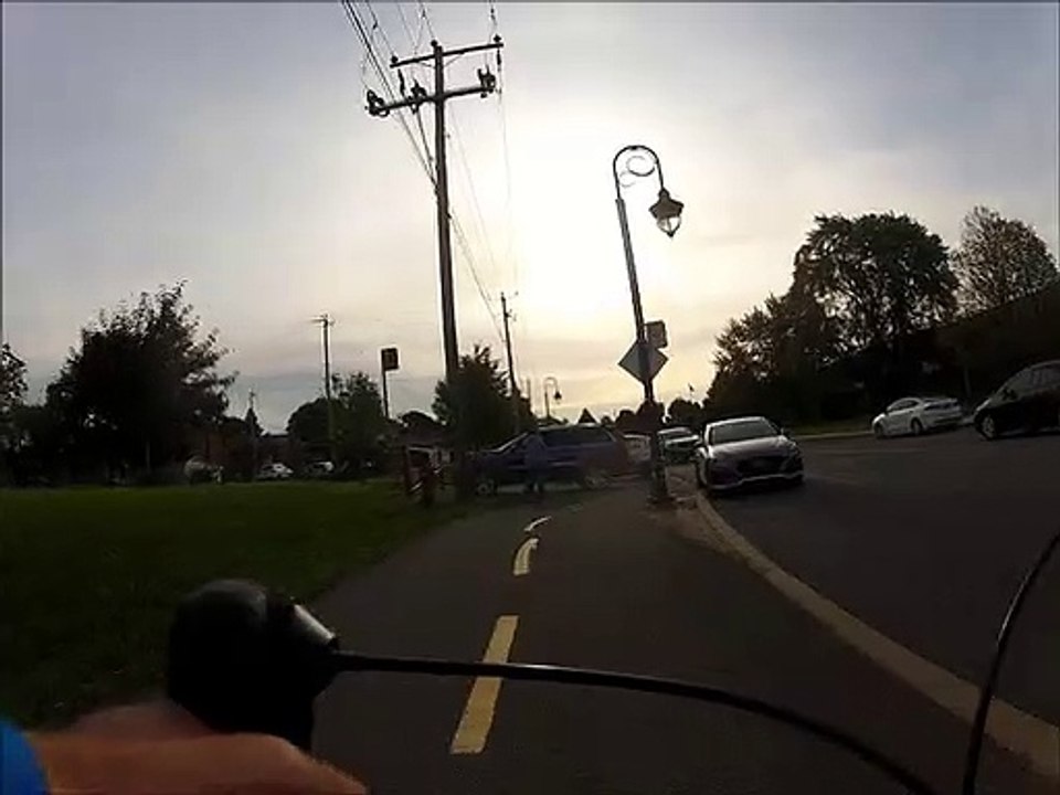 Danger sur la piste cyclable