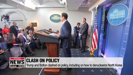 Trump fires Bolton, citing strong disagreements