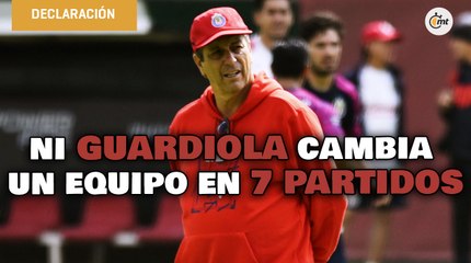 Ni Guardiola cambia un equipo en 7 partidos: Tomás Boy | Conferencia