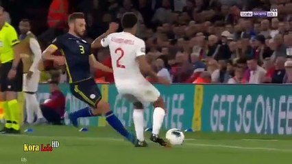 ملخص مباراه انجلترا وكوسوفو 5-3 مباراه قوية