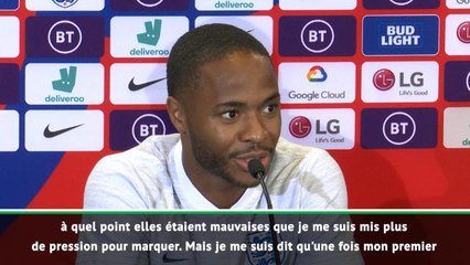 Angleterre - Sterling : "Quand j'ai vu à quel point mes stats étaient mauvaises..."