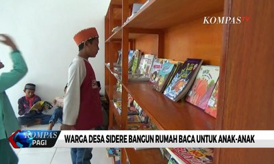 Warga Desa Sidere Bangun Rumah Baca untuk Anak-Anak