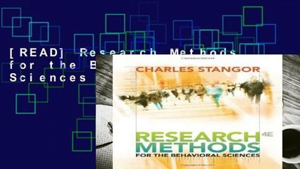 [READ] Research Methods for the Behavioral Sciences