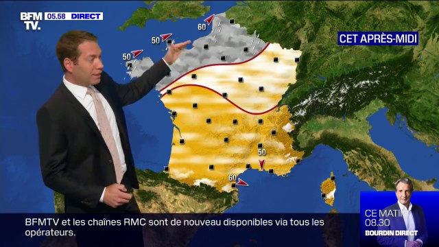 De la grisaille et un peu de pluie sur le nord, mais il fera beau sur le reste du pays ce mercredi