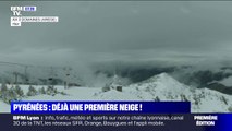 La neige a fait une apparition surprise dans les Pyrénées
