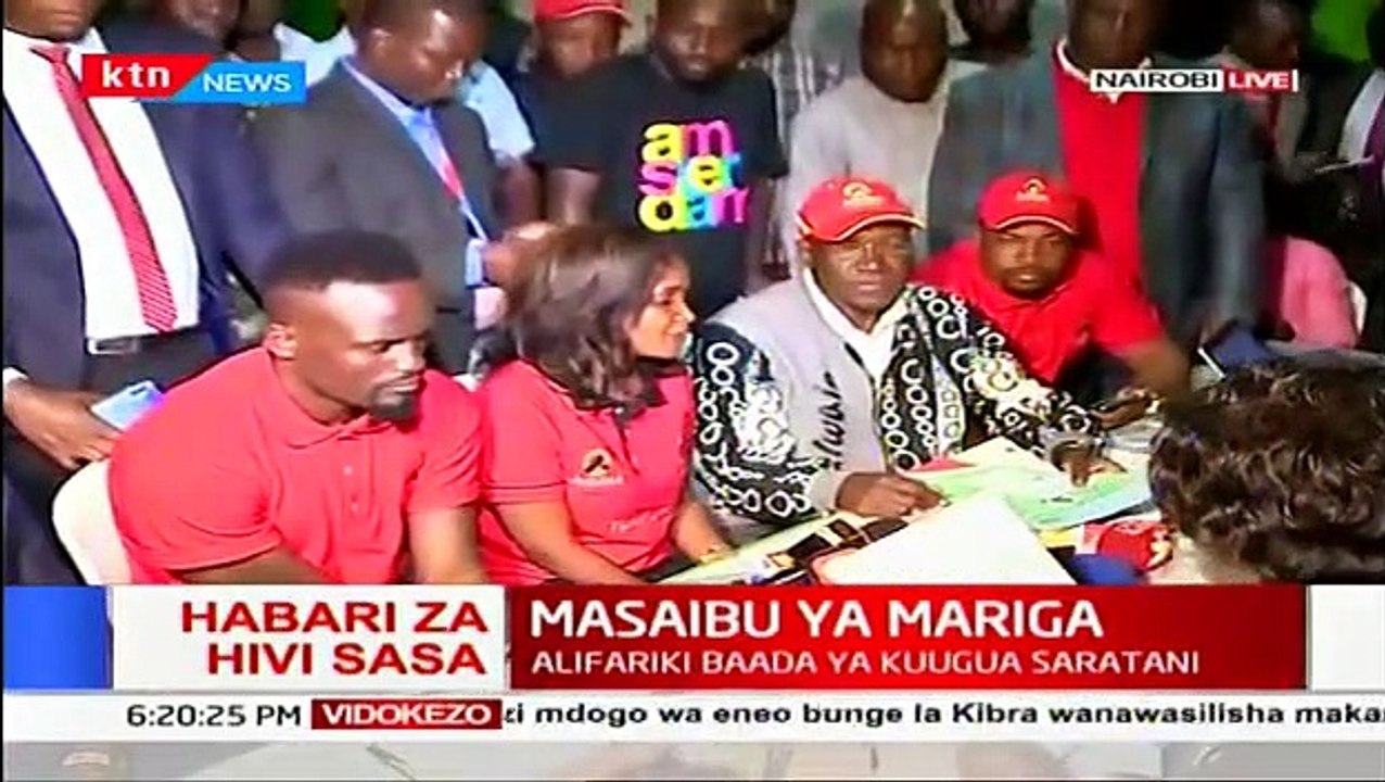 MacDonald Mariga was in disbelief as IEBC officials tabled evidence to prove he's not a voter