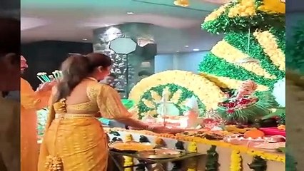 Shilpa Shetty Celebrate Ganesh Chaturthi(Telugu)