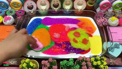Relaxing with Funny Avocado and Ice-Cream || Mixing Random Things Into Glossy Slime  #633