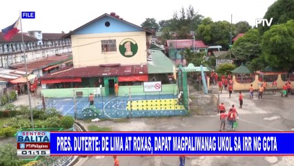 Pangulong #Duterte: De Lima at Roxas, dapat magpaliwanag ukol sa IRR ng GCTA