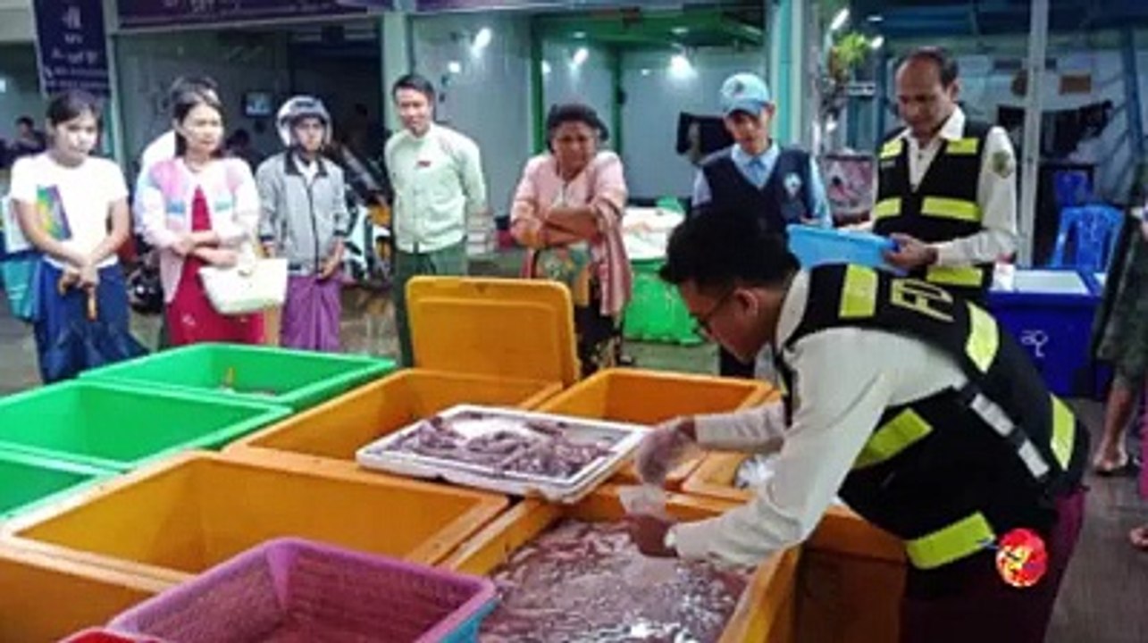 ေမာ္လၿမိဳင္ငါးဒိုင္အခ်ိဳ႕ထံမွ ေဖာ္မလင္ သံုးထားတဲ့ ငါးႏွပ္မ်ားေတြ႕ရွိ (႐ုပ္/သံ)