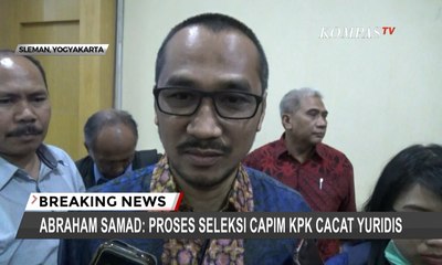 Abraham Samad: Proses Seleksi Capim KPK Cacat Yuridis