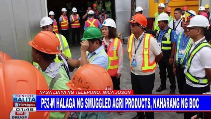 P53-M halaga ng smuggled agri products, naharang ng BOC