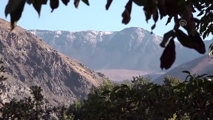 Erzincan'ın zirvesine kar yağdı