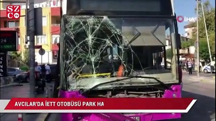 Download Video: Avcılar'da İETT otobüsü park halindeki 4 araca çarptı: 7 yaralı