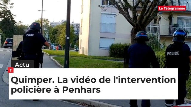 Quimper. La vidéo de l'intervention policière à Penhars