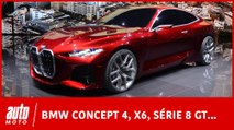 Salon de Francfort 2019 : les nouveautés BMW (Concept 4, X6, Série 1, Vision M Next)