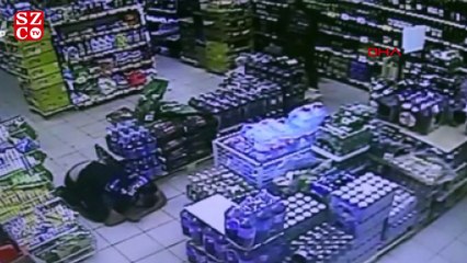 Hoparlörü çalınan adam markette dehşet saçtı