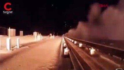 Saniyede 3 km hız kat etti... Roket kızağı testi kamerada