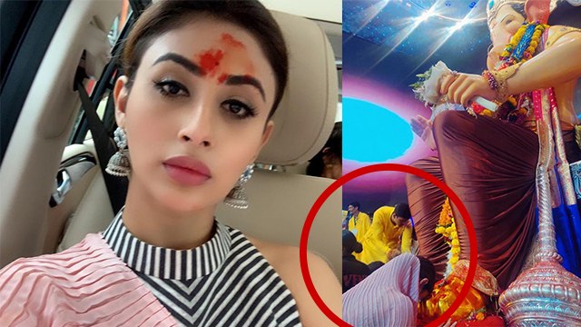 Mouni Roy seeks blessings from Lalbaugcha Raja during Ganesh utsav | FilmiBeat