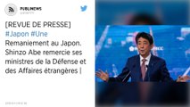 Remaniement au Japon. Shinzo Abe remercie ses ministres de la Défense et des Affaires étrangères