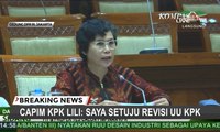 Capim KPK Lili Pintauli: Saya Setuju Revisi UU KPK Tapi …