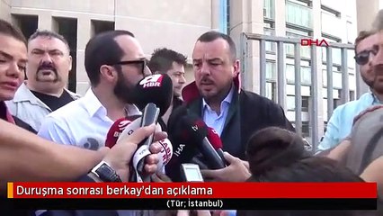 Duruşma sonrası berkay'dan açıklama