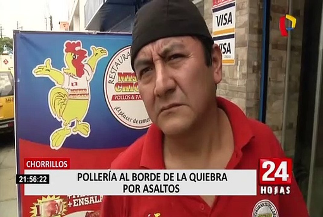 Chorrillos: roban pollería por tercera vez