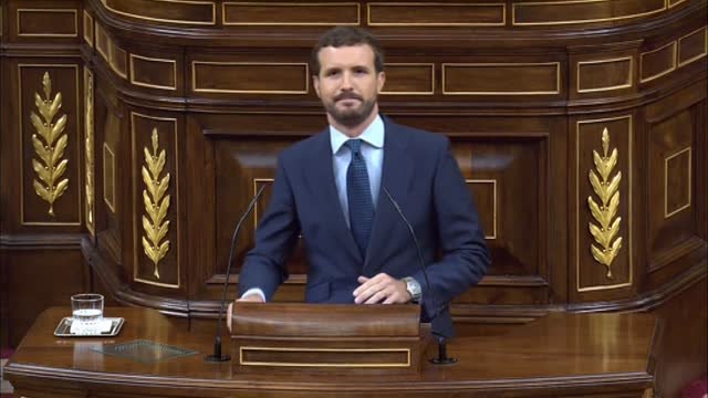 Casado acusa a Sánchez de utilizar el Congreso para su deseada pero oculta campaña electoral