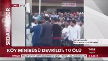 Bitlis'te Köy Minibüsü Devrildi: 10 Ölü
