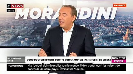 Avant le retour de "Good Doctor" ce soir sur TF1, les confidences d’un jeune autiste en direct dans "Morandini Live" - VIDEO