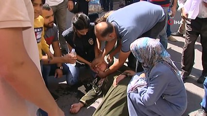 HDP İl Başkanlığı önünde eylemdeydi, babasının acı haberiyle fenalaşarak bayıldı