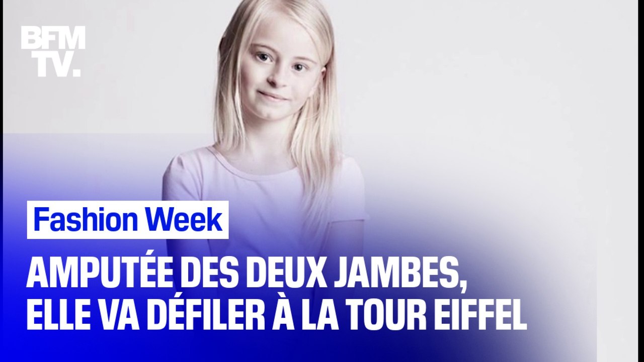 Amputée des deux jambes, elle va défiler à la Fashion Week de Paris