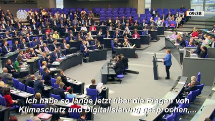 Merkel ruft zu Kraftakt bei Klimaschutz auf