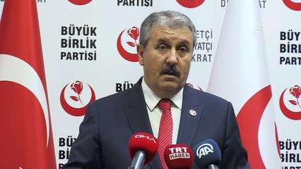 Destici: 'Teröre destek veren siyasi parti kapatılır' - ANKARA