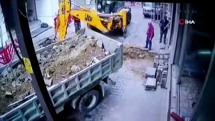 Şişli’de doğal gaz borusu böyle patladı