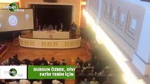 Dursun Özbek, Divan Kurulu'nda Fatih Terim için alkış istedi