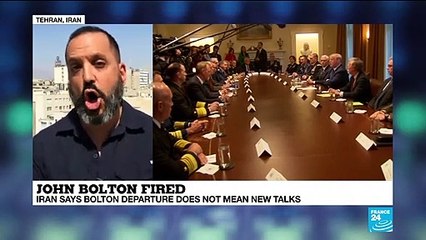 Bolton's departure welcomed in Iran, but does not mean new  talks