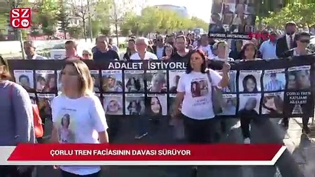 Çorlu tren faciasının davası sürüyor