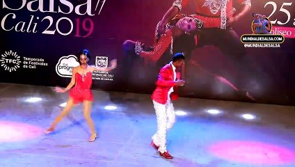 Leandra Castrillon y Carlos Mario Yanguas, Pareja Estilo Caleño, XIV Festival Mundial de Salsa Cali 2019