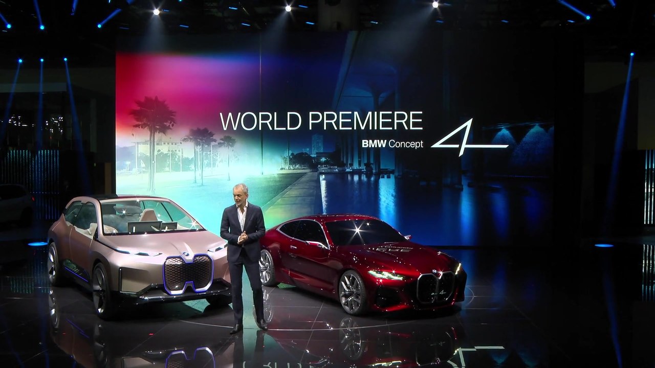 World Premiere BMW Concept 4 at the Frankfurt International Motor Show 2019