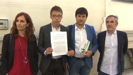 Errejón presenta la denuncia por el caso de Avalmadrid