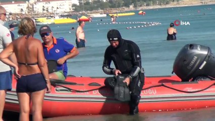 Ayvalık’ta denizde kaybolan yaşlı kadın bulunamıyor