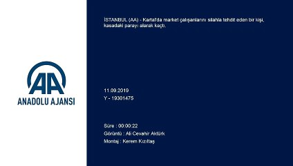 Kartal'da market soygunu - İSTANBUL