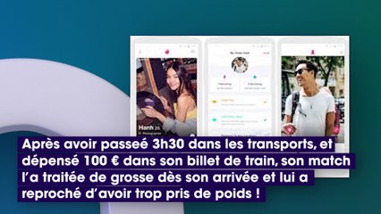 Tinder  elle voyage 3h30 et dépense 100€ pour rencontrer son match Tinder et cela tourne au fiasco !