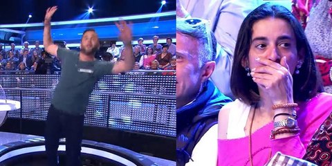 Tremendo susto en 'Ahora caigo' por la arriesgada caída de un concursante por la trampilla