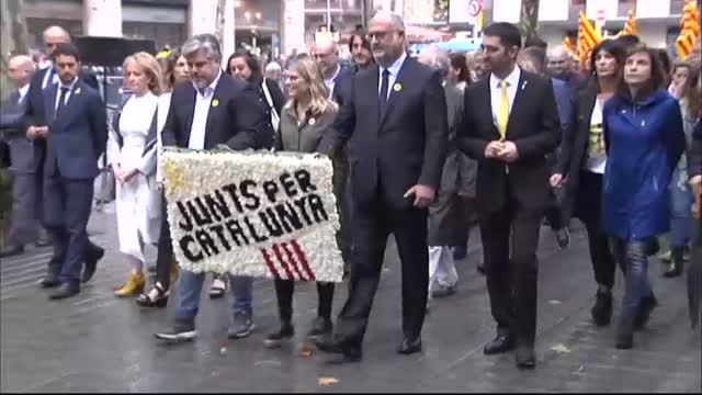 Los partidos independentistas celebran los primeros actos de la Diada en un clima de división