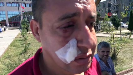 Terörle mücadele gazisine 'asfalt' dayağı