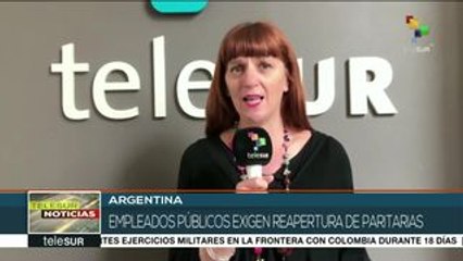 Trabajadores argentinos realizan paro nacional este martes